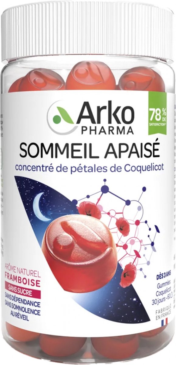 Goedkoopste Arkopharma Gekalmeerde Slaap 60 Gummies