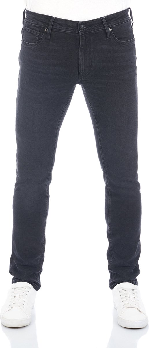 Jack & Jones Heren Jeans Broeken JJIGLENN slim Fit Zwart Volwassenen Denim Jeansbroek