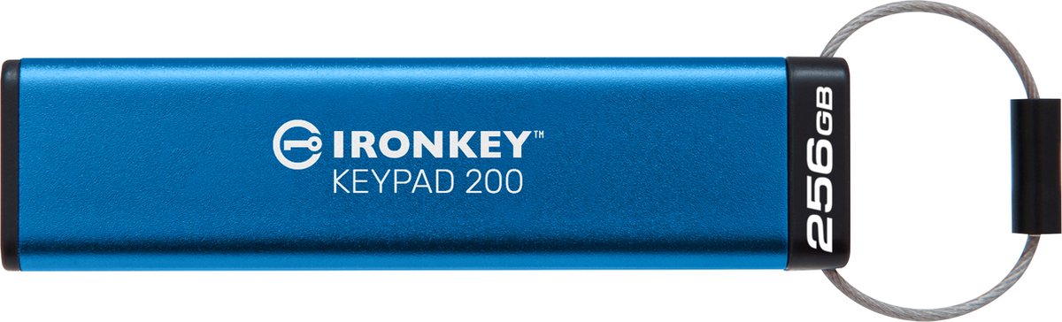 Kingston IronKey Keypad 200 256 GB usb-stick USB-A 3.2 Gen 1