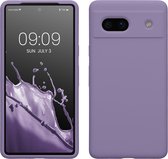 kwmobile telefoonhoesje geschikt voor Google Pixel 7a - Hoesje met siliconen coating - Smartphone case in violet lila