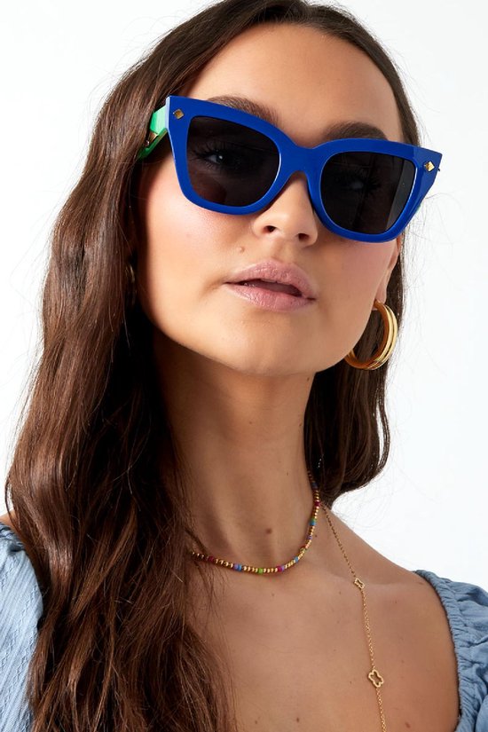 Zonnebril basic/goud Wit PC One size van Sunglassesshop — afbeelding 3