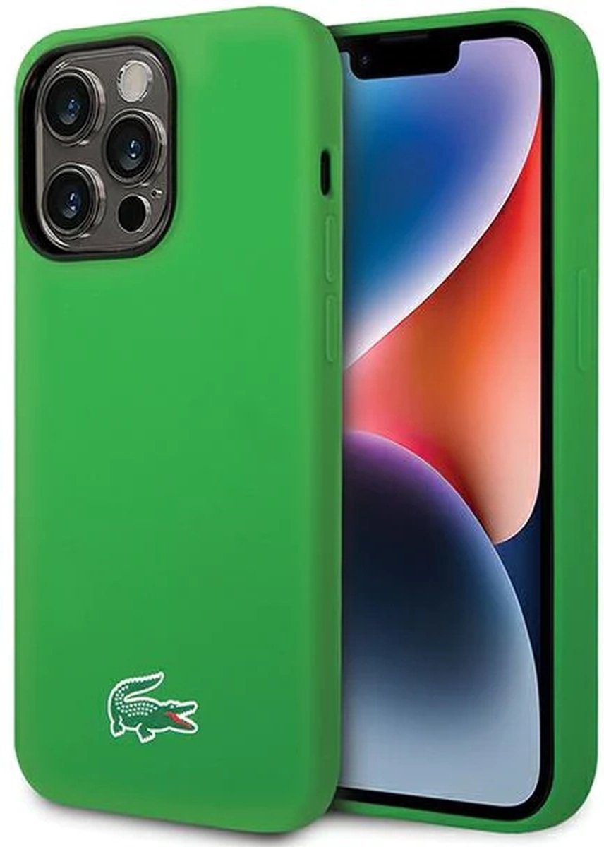 Lacoste iphone 15 Pro Max hoesje / groen / met MagSafe
