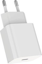 USB C Adapter 20W - Lichtnetadapter met Snellaadfunctie - Voor GSM, Smartphone, Telefoon, Tablet