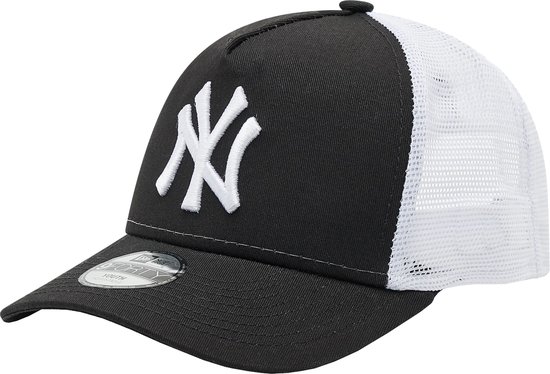New Era 9FORTY Aframe Trucker New York Yankees Kids Cap 12745566, voor een jongen, Zwart, Pet, maat: YOUTH