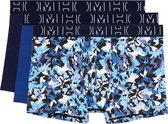 Hom Korte short - 3 Pack t036 Blue - maat XL (XL) - Heren Volwassenen - Katoen/elastaan- 402663-t036-XL