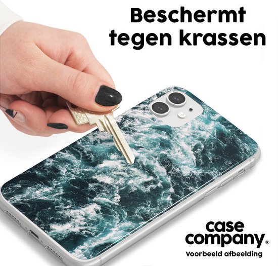 Case Company® - Coque Samsung Galaxy A25 - Vague de mer - Coque de téléphone souple - Protection sur tous les côtés et bord de l'écran