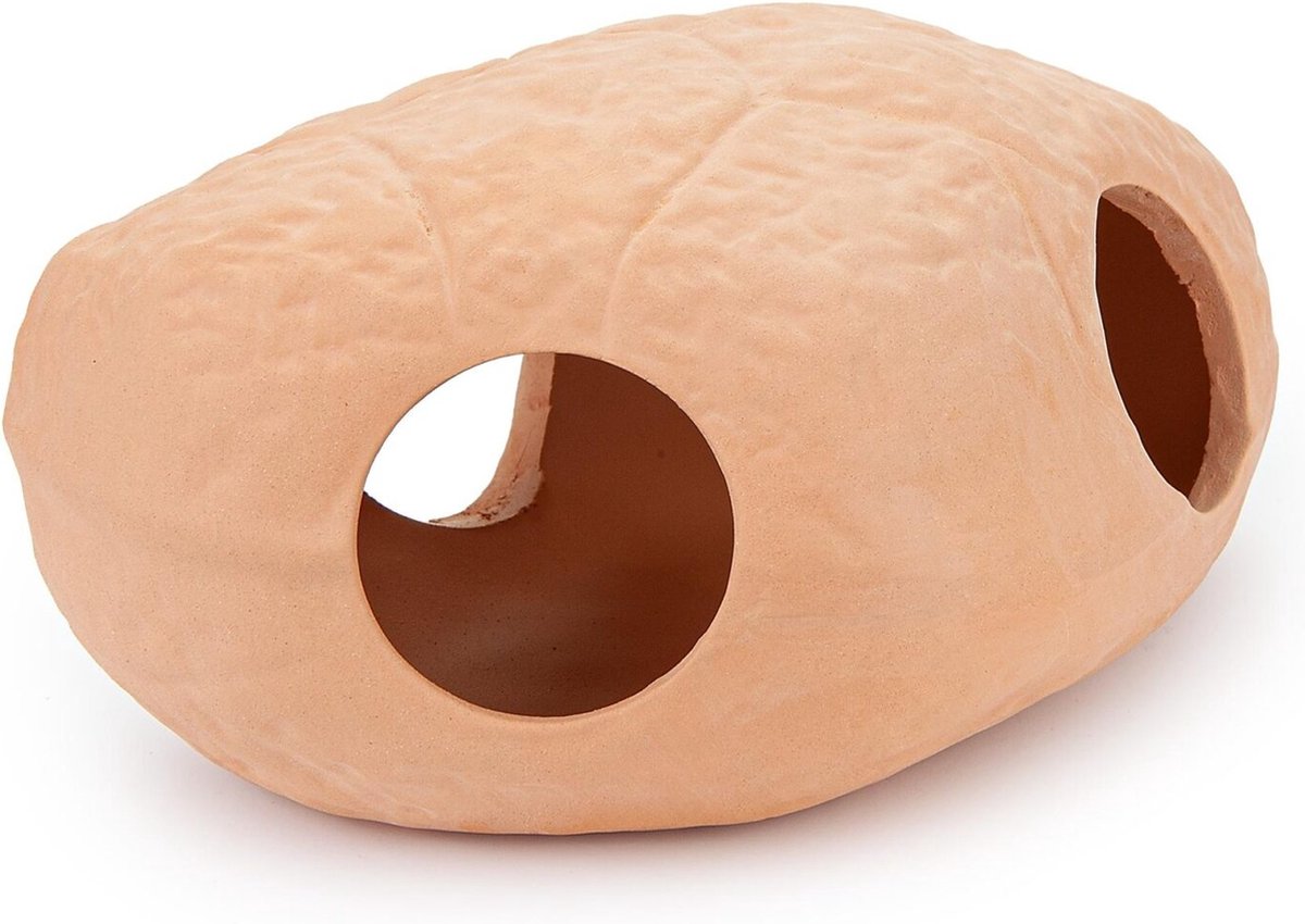 Happet - Ceramic Decoration - Stone With Holes For Aquarium And Terrarium Happet U932 - 12 Cm - S-u932di - 1st