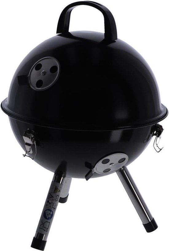 Van der Meulen Kogelbarbecue - Zwarte BBQ van 32 cm van Van der Meulen — afbeelding 3