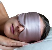 RYCE Silk Sleeping Mask Premium - Masque pour les yeux - Anti rides - Soie - Sommeil - Femmes - Hommes - Enfants - Harteyes - Rose