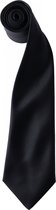Stropdas Heren One Size Premier Black 100% Polyester