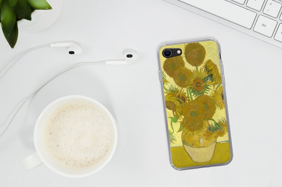 Coque iPhone 8 - Tournesols - Vincent van Gogh - Coque de téléphone en Siliconen