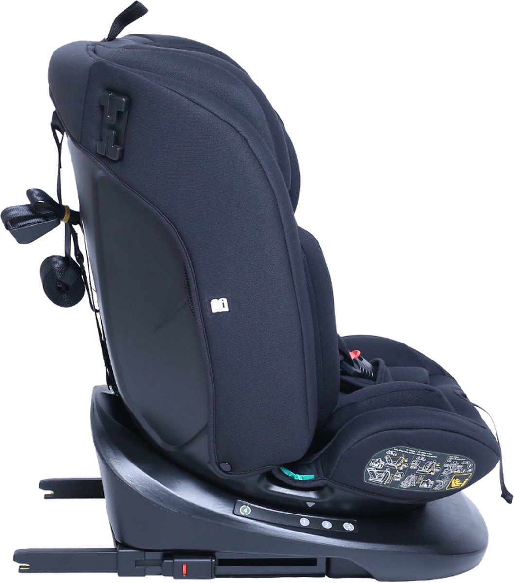 Novi Baby® Goliath Premium Autostoel - I-Size - Draaibaar - Zwart – foto 4