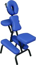Hoge Kwaliteit Blauwe Behandelstoel Starterset - Perfect voor Massages en Behandelingen - Verstelbaar met Hoofdsteun