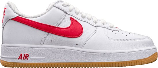 Nike Air Force 1 '07 Low Color of the Month University Red Gum - DJ3911-102 - Maat 36 - ROOD - Schoenen