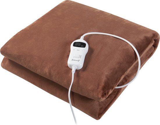 Elektrische deken Archi warmtedeken 200x150 cm bruin