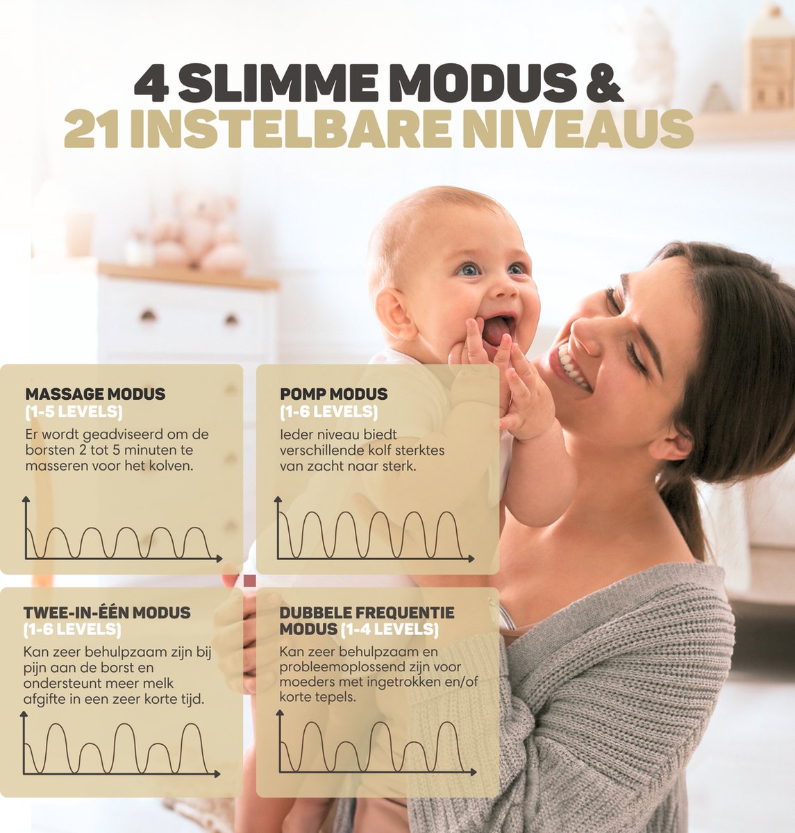 Vulpes BabyCare - Handsfree Borstkolf thumbnail 3