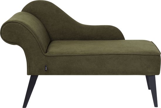 BIARRITZ - Chaise longue - Olijfgroen - Linkerzijde - Polyester