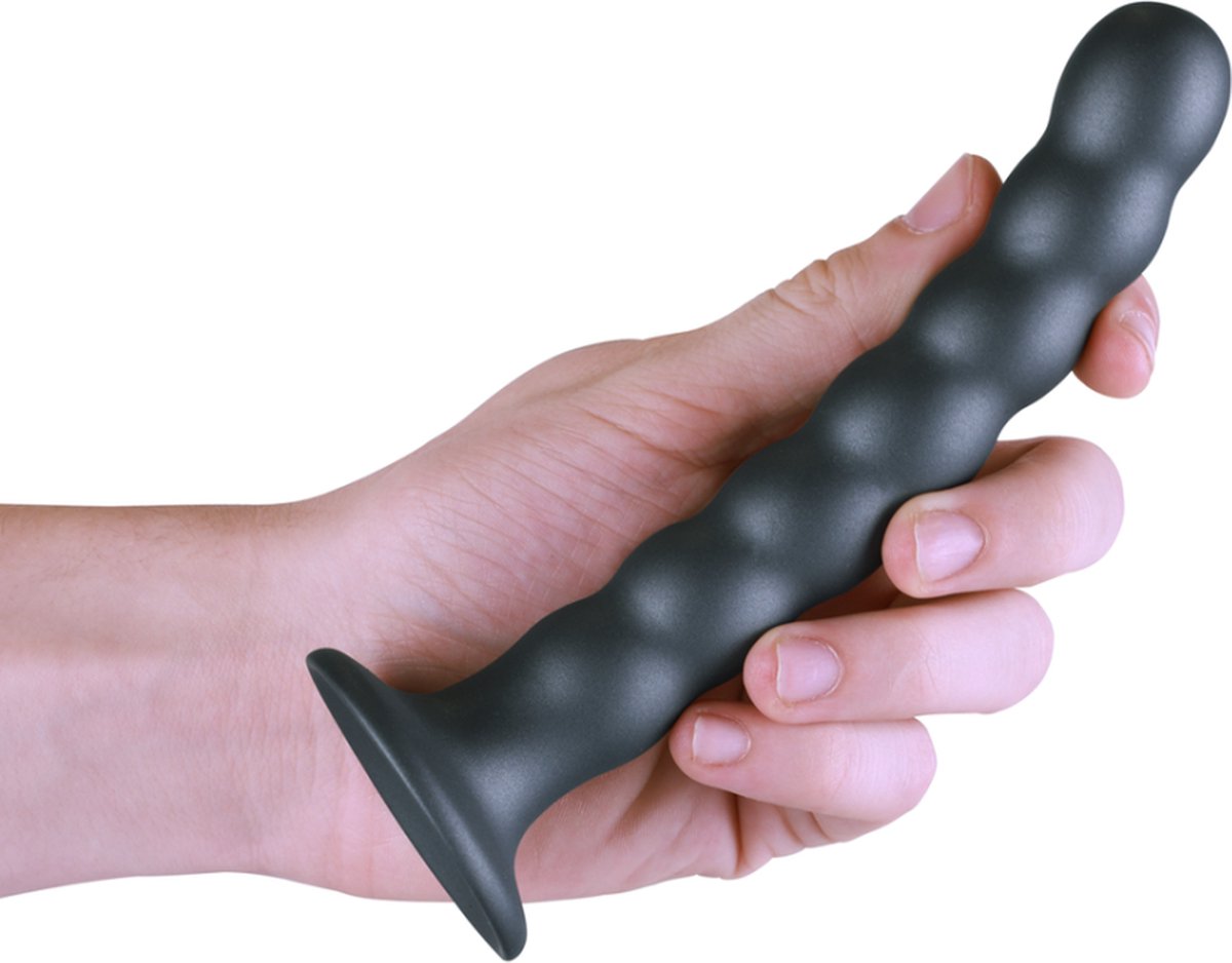 Goedkoopste Beaded Silicone G-Spot Dildo - 6,5'' / 16,5 cm