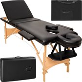 Table de massage mobile 3 zones 3 cm + sac de transport noir 401466