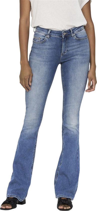 ONLY ONLBLUSH MID FLARED DNM TAI467 NOOS Dames Jeans - Light Blue Denim
