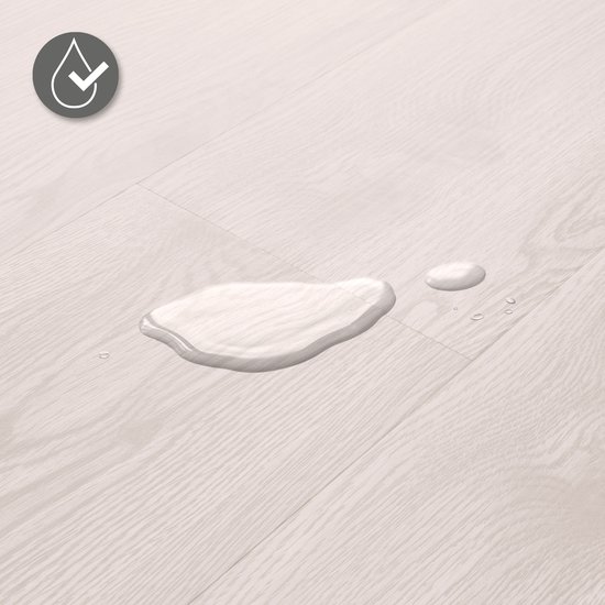 Funstick Revêtement De Sol Vinyle Autocollant Parquet PVC Adhesif Sol D'effet Bois Imperméable Dalle Vinyle Adhesif Sol Antidérapant 5 Planches Décoratives 0,675 M² Pour Salle De Bain Papier Peint