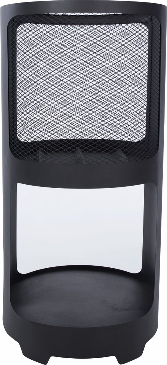 Bol.com RedFire – Buffalo – Inclusief houtopslag – Zwart - Staal – Vuurkorf – Fire Pit – Stevig staal – Diameter 43cm – Terrasve... aanbieding