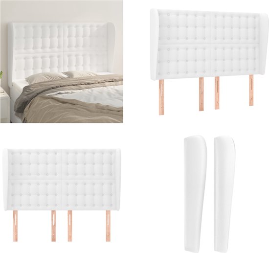 Hoofdbord lichtgrijs 180 cm met fluwelen bekleding en