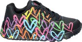Skechers Uno Lite Sneakers zwart Synthetisch - Dames - Maat 35