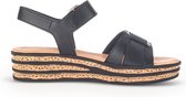 Gabor 24.551.27 - dames sandaal - zwart - maat 40 (EU) 6.5 (UK)