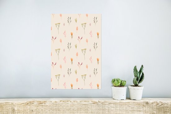 Affiche Vintage - Plantes - Pastels - 20x30 cm