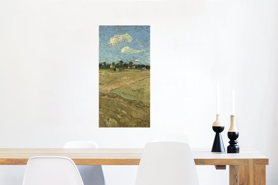 Affiche Champs labourés - Vincent van Gogh - 40x80 cm
