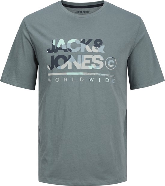 JACK&JONES JJLUKE TEE SS CREW NECK Heren T-shirt - Maat M