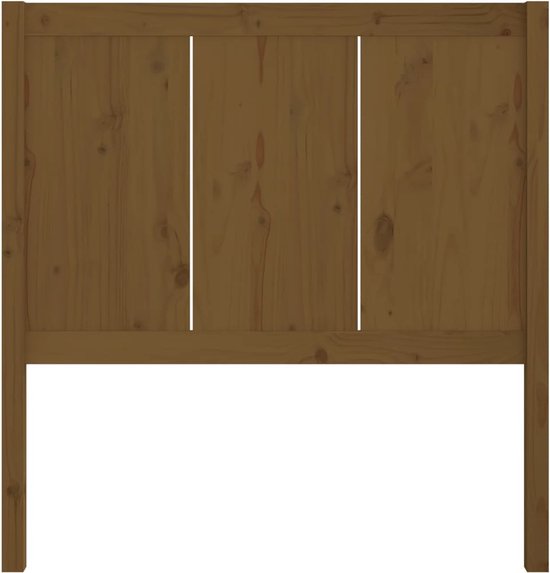 vidaXL Hoofdbord 105-5x4x100 cm massief grenenhout honingbruin - Hoofdbord - Hoofdborden - Hoofdeinde - Houten Hoofdbord - vidaXL
