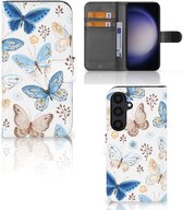 Telefoonhoesje met Pasjes geschikt voor Geschikt voor Samsung Galaxy S24 Vlinder
