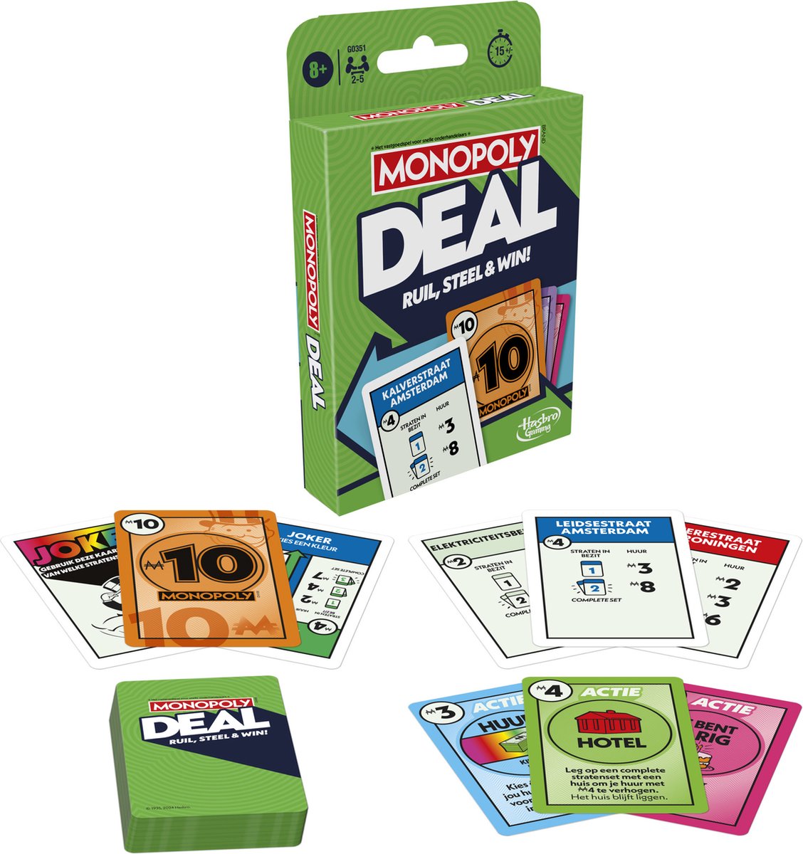Monopoly Deal Kaartspel - Nederlandse Editie — afbeelding 5