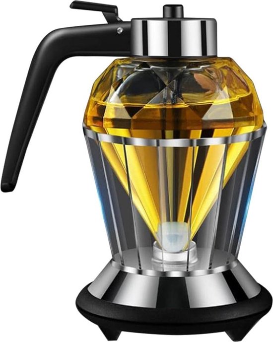 PORFOYO Honingdispenser, glas, 300 ml, druppelvrije