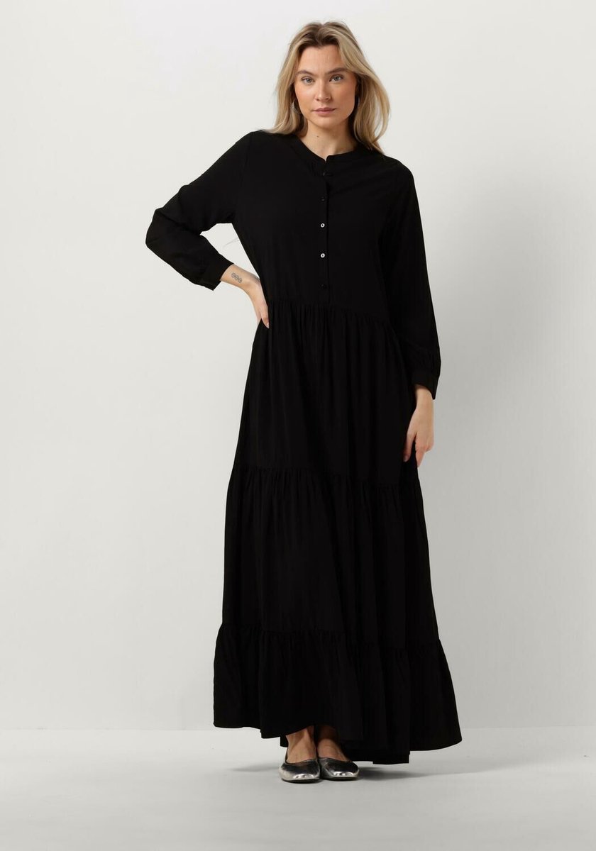 Lollys Laundry Neell Maxi Dress Ls Jurken Dames - Rok - Jurk - Zwart - Maat M