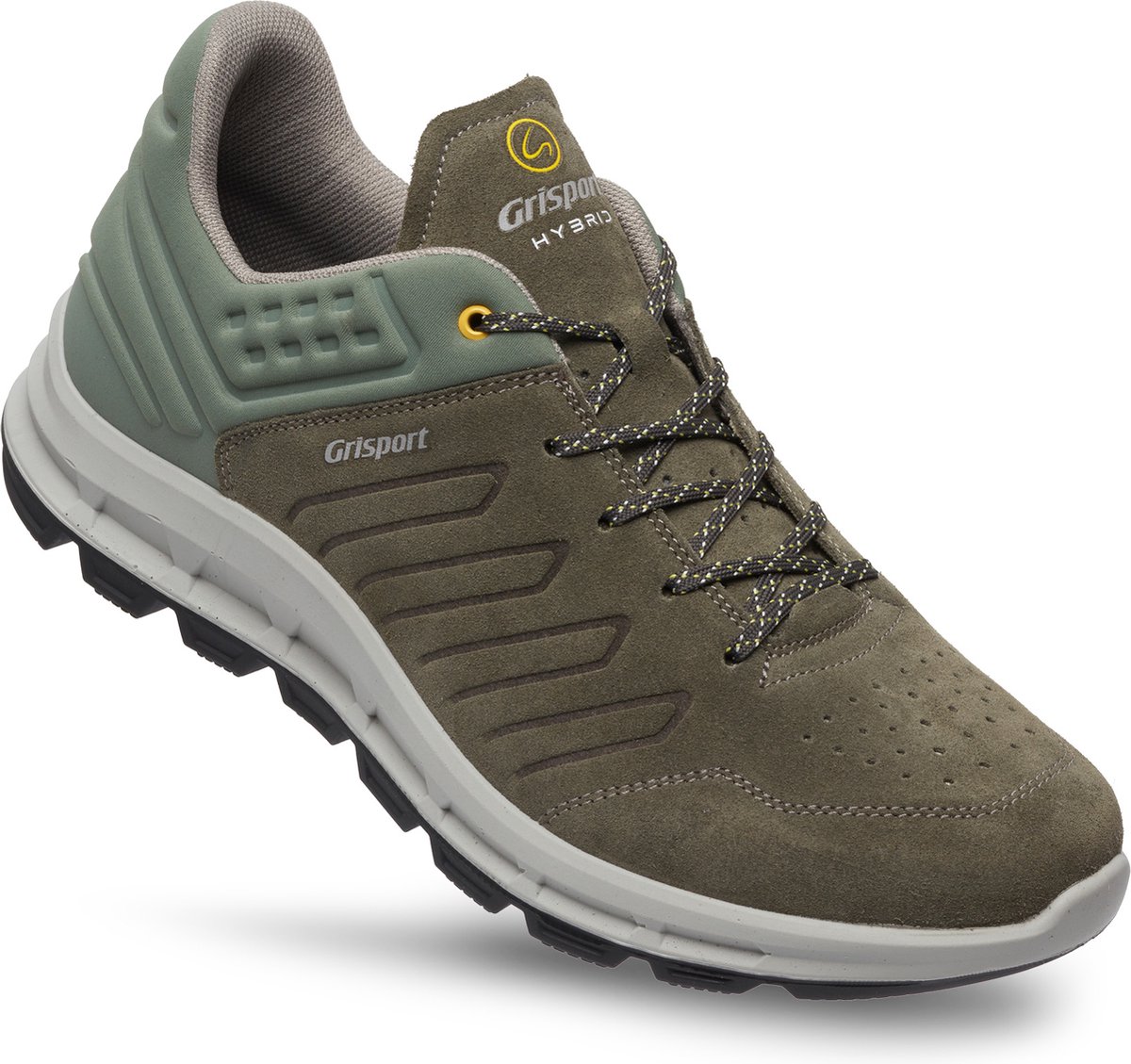 Grisport Nova Low Men Heren Wandelschoenen Groen