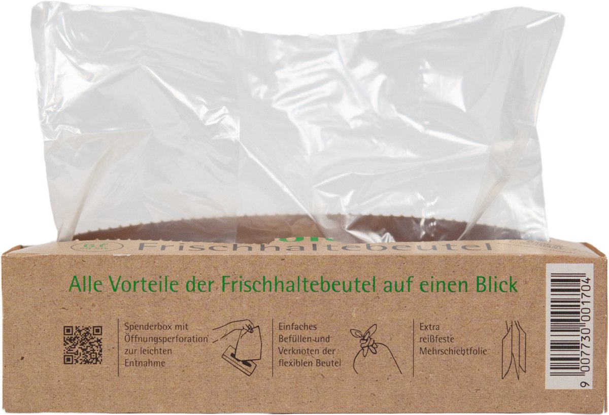 BioMat - Natura composteerbare voedselzakken 25 x 4 liter - 35 stuks