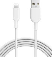 Câble de chargeur iPhone - 2 mètres - Convient pour Apple iPhone 6,7,8,X, XS, XR,11,12,13, Mini, Pro Max - Câble iPhone - Câble de chargement iPhone - Cordon iPhone - Chargeur iPhone - Câble de données - Câble USB Lightning