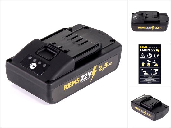 Rems Accu Tbv Mini-Press 22 Volt Schuif Accu 2.5 Ah
