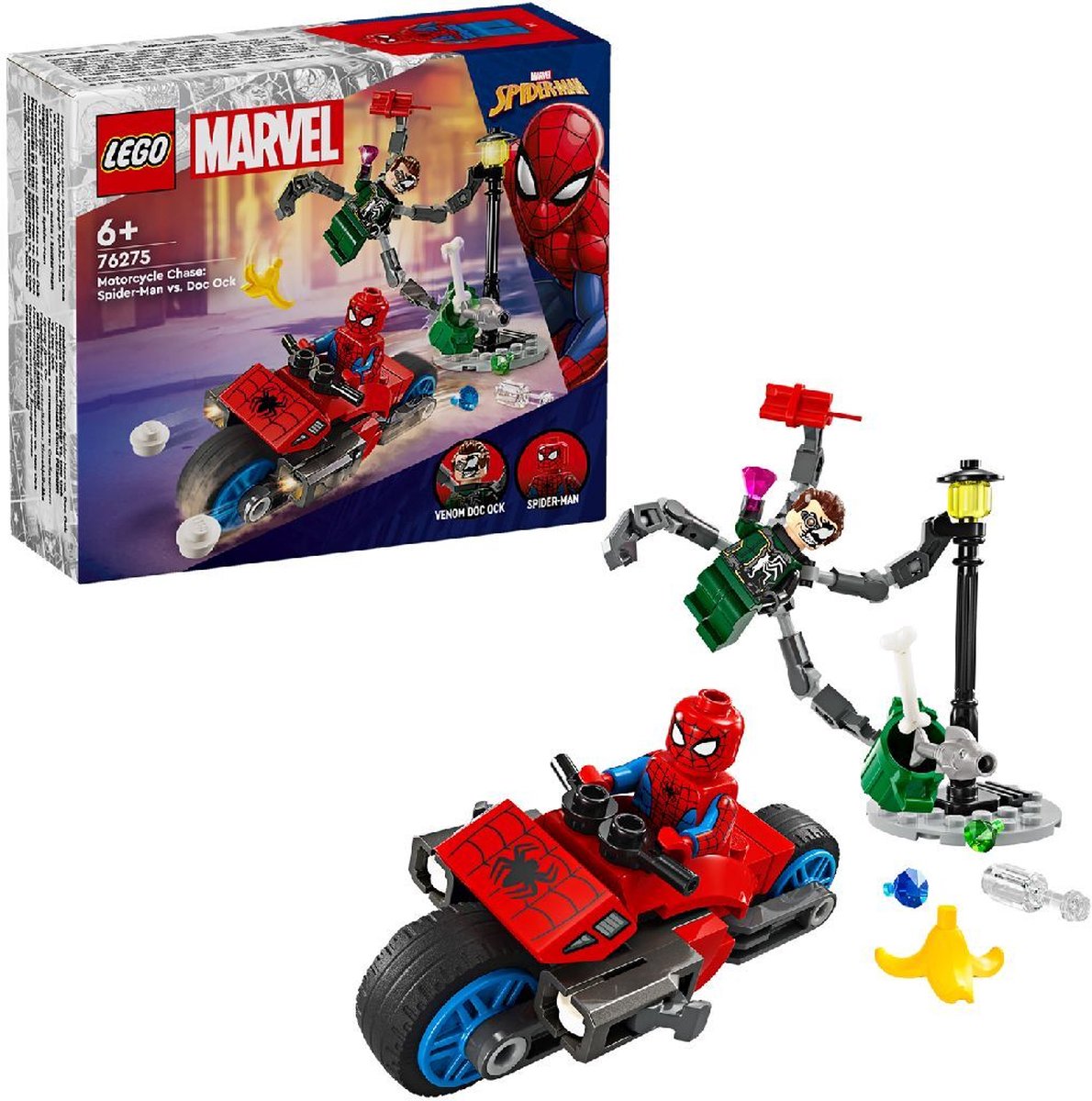 LEGO Marvel Motorachtervolging: Spider-Man vs. Doc Ock - 76275 — afbeelding 23
