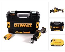 DeWalt DCS 369 NT accu-reciprozaag 18 V + 1x accu 2,0 Ah + TSTAK - zonder oplader