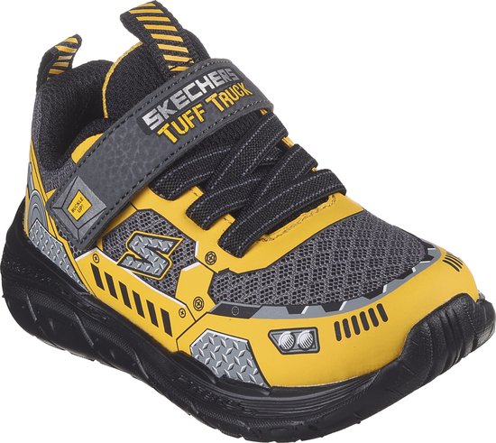 "Skechers Skech Tracks Baskets pour femmes Garçons - Grijs; Jaune - Taille 22"