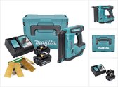 Makita DBN 500 RTJ accu staande spijkermachine 18 V 15-50 mm + 2x accu 5.0 Ah + lader + Makpac + staande spijkers 50 mm 20000 stuks