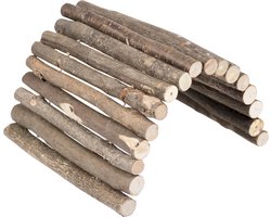 Knaagdieren - Duvoplus - Buigbare Houten Brug - 28x17cm