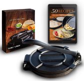 Tortilla pers - Tortillapers - Tortilla maker - Gietijzer - 16cm diameter - Roti maker - Ideaal voor in de keuken!