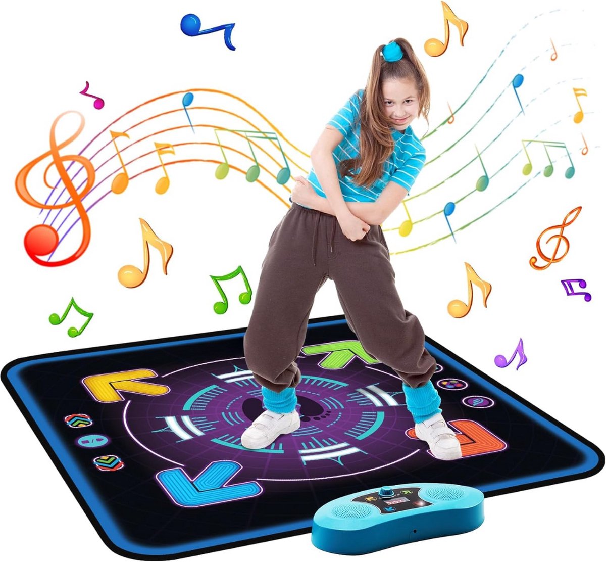 Equivera Dansmat - Dansmat Voor Meisjes - Muziekmat - Interactieve Speelmat