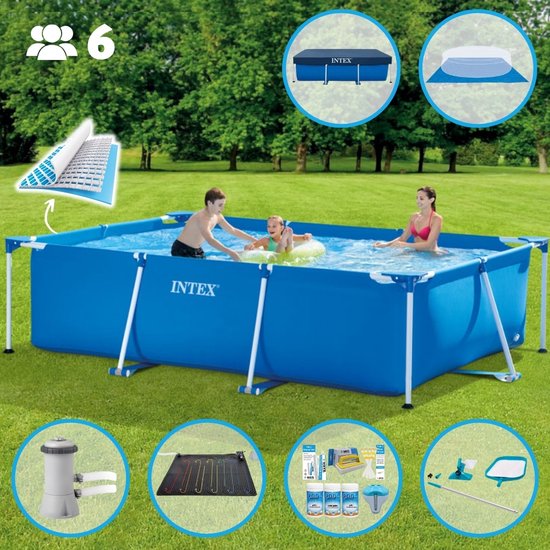 Intex Frame Pool Zwembad Super Deal - 300 x 200 x 75 cm - Blauw
