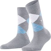 Burlington Queen one-size duurzaam biologisch katoen sokken dames grijs - Matt 41-45
